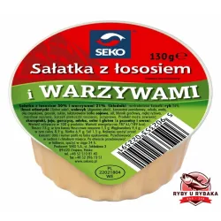Sałatka z łososiem i warzywami